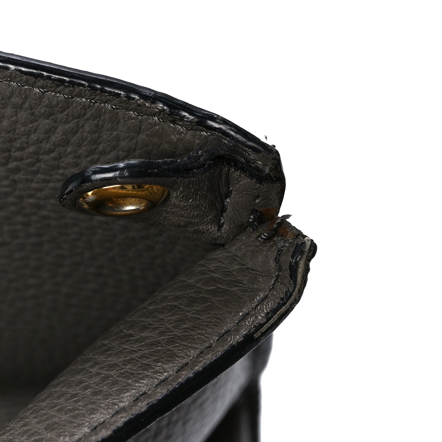 Tom Ford Grained Calfskin Alix Padlock Zip Tote Graphite 15 of 16