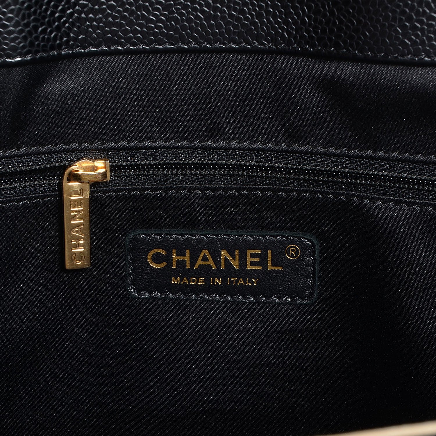 Chanel Caviar XL Grand Shopping Tote GST Black 6 of 7