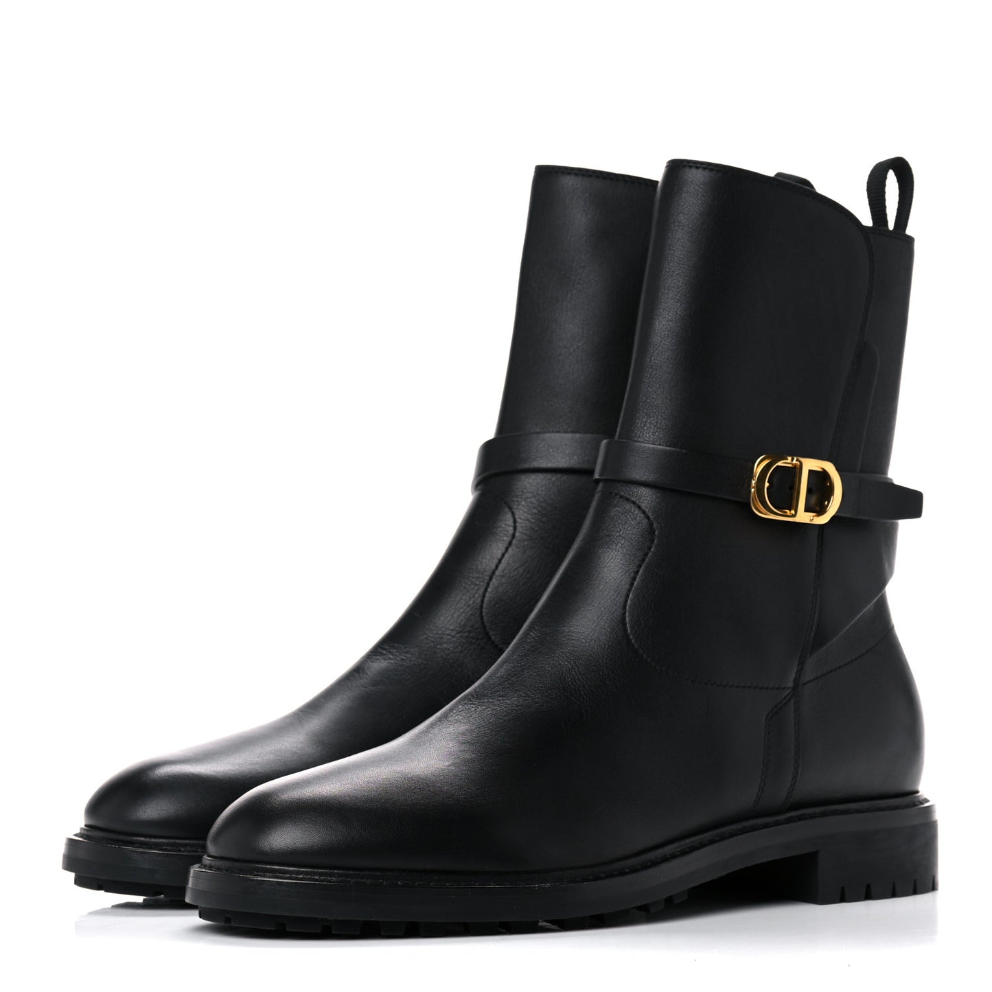 Calfskin Empreinte Ankle Boot 40 Black