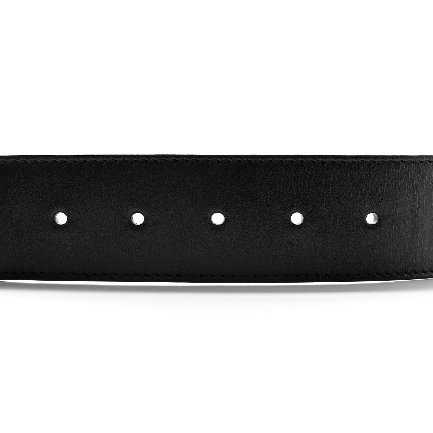 Gucci Nylon Calfskin Double G Web 40mm Belt 95 38 Blue Red Black 3 of 7