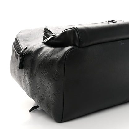Louis Vuitton Calfskin Monogram Racer Backpack Black 9 of 13