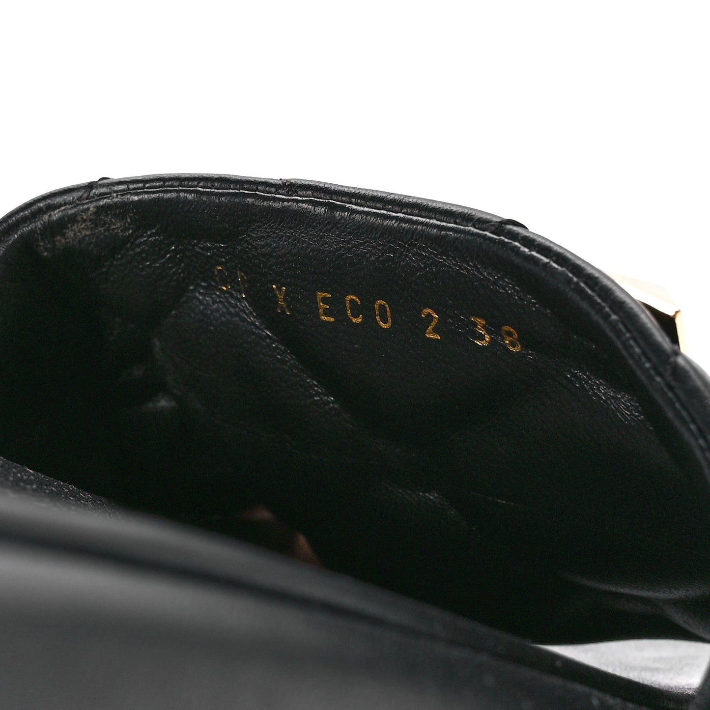 Nappa Roman Stud 30/50mm Platform Slide Sandals 38 Black