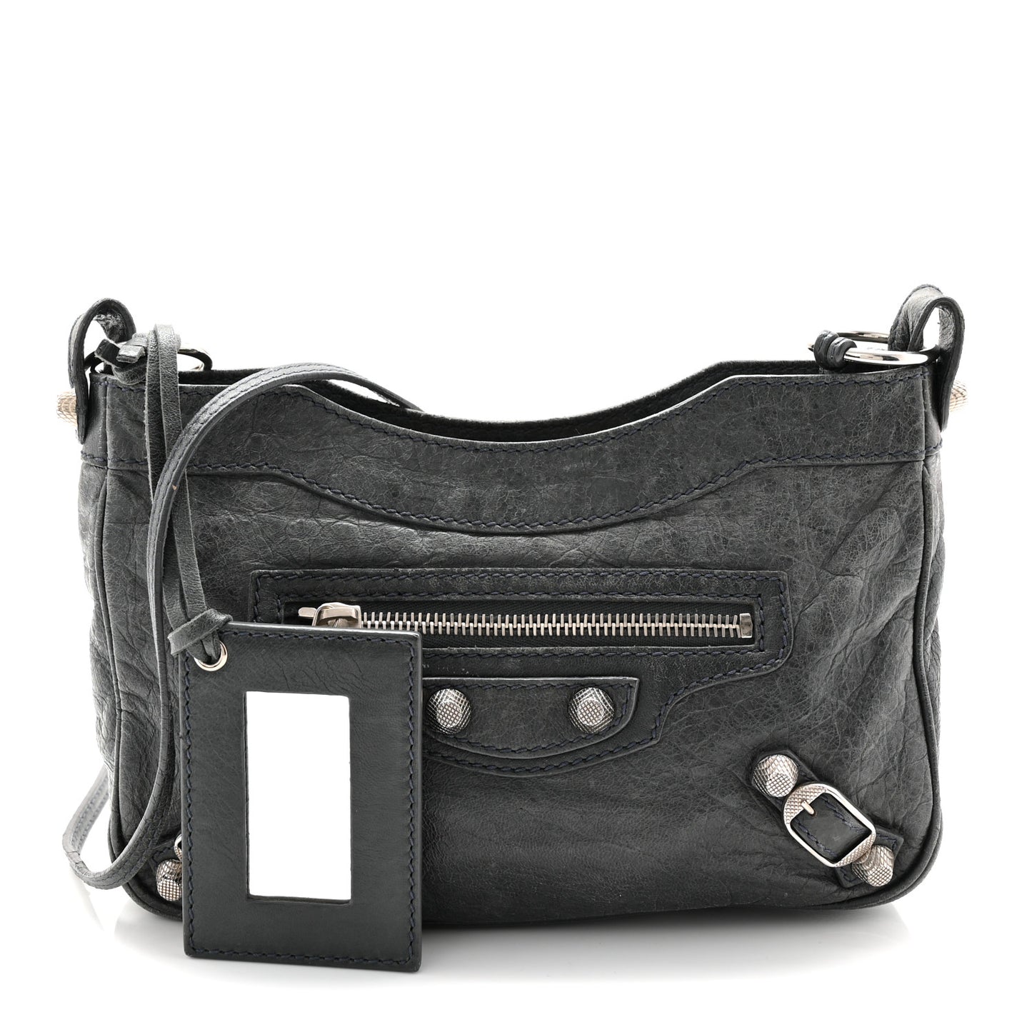 Agneau Giant 12 Silver Hardware Hip Anthracite
