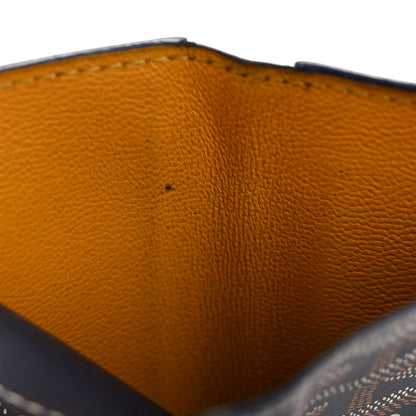 Goyard Goyardine Saint Pierre Card Holder Navy 8 of 9