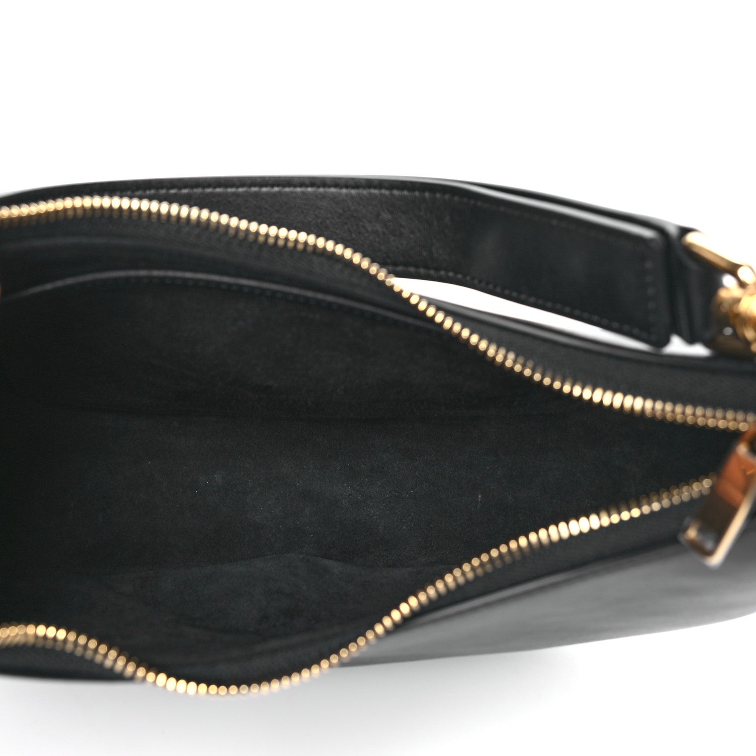 Celine Smooth Calfskin Medium Strap Ava Shoulder Bag Black 5 of 10