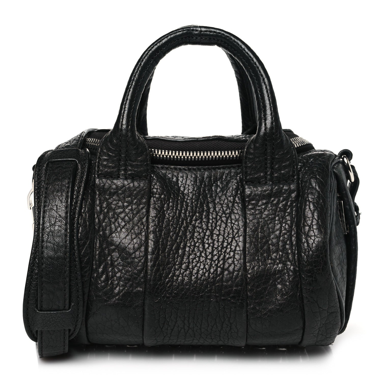 Alexander Wang Pebbled Lambskin Mini Rockie Black Rhodium Hardware 1 of 12