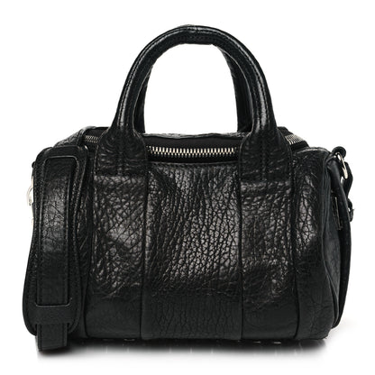 Alexander Wang Pebbled Lambskin Mini Rockie Black Rhodium Hardware 1 of 12