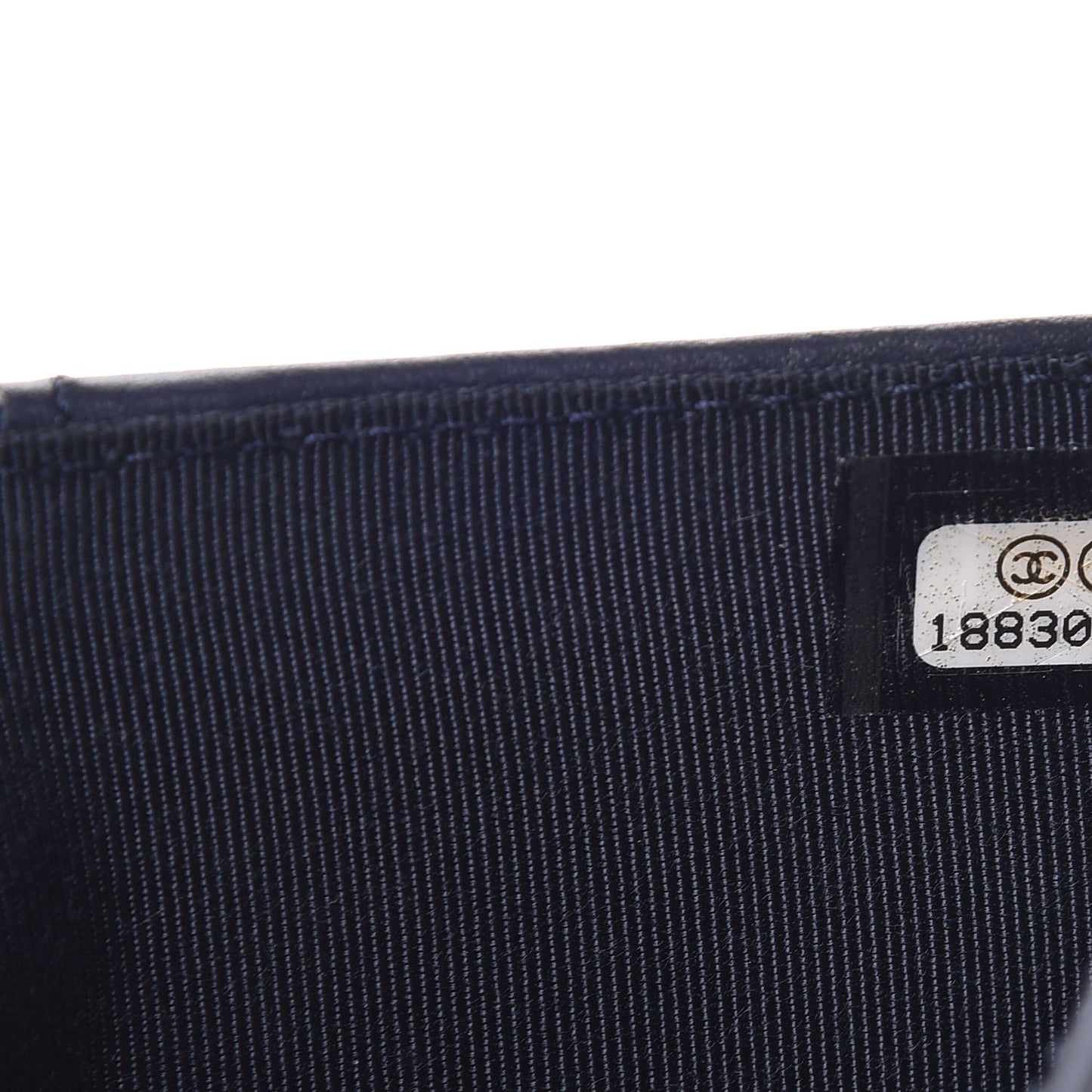 Caviar Quilted Large Flap Wallet Blue