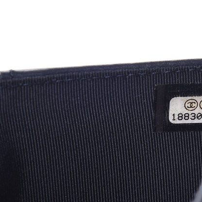 Chanel Caviar Quilted Large Flap Wallet Blue 8 of 9