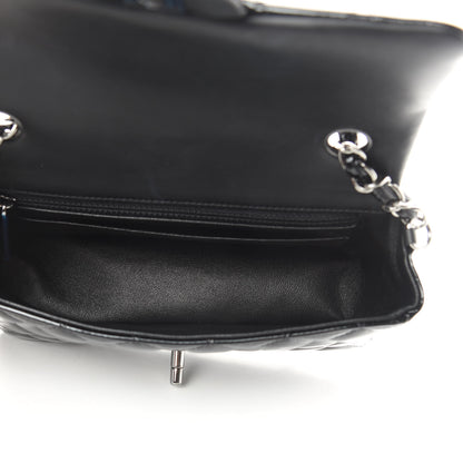 Chanel Patent Calfskin Quilted Mini Rectangular Flap Black 5 of 11