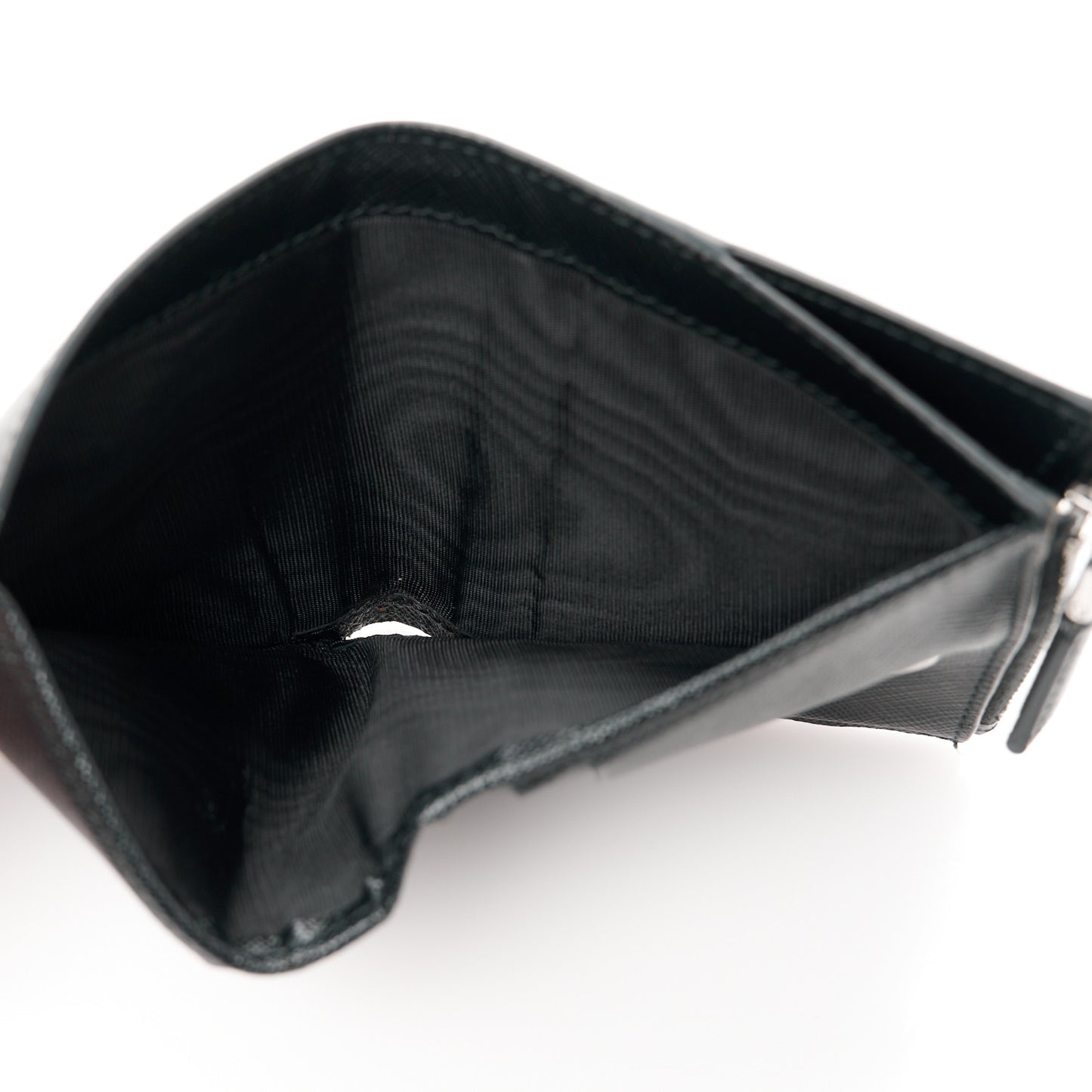 Saffiano Small Compact Wallet Black
