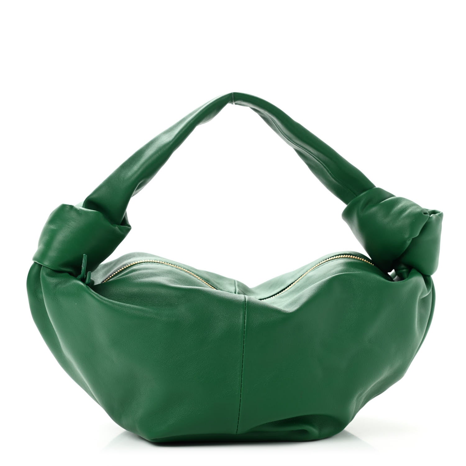 Bottega Veneta Nappa Mini Double Knot Bag Racing Green 1 of 10