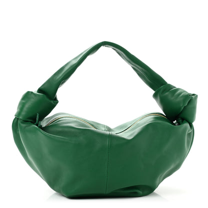 Bottega Veneta Nappa Mini Double Knot Bag Racing Green 1 of 10