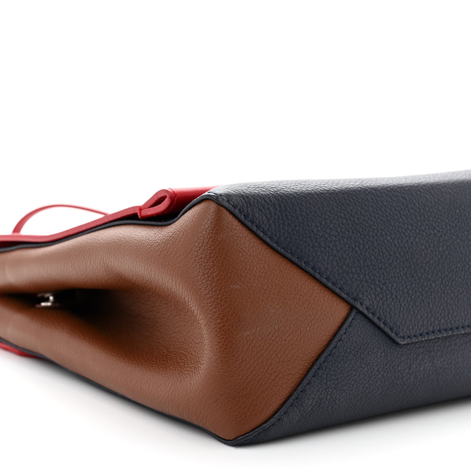 Louis Vuitton Calfskin Lockme II Top Handle Rubis Marine 8 of 9
