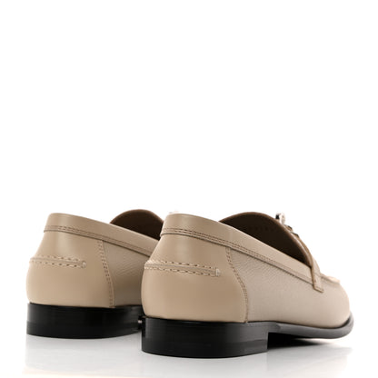 Hermes Epsom Womens Destin Loafer 36.5 Blanc Gomme 4 of 12