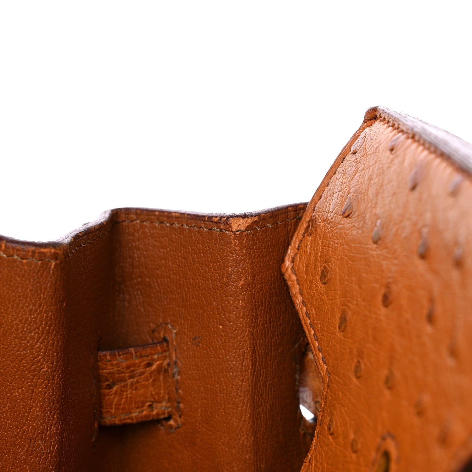 Hermes Ostrich HAC Birkin 32 Gold 12 of 23