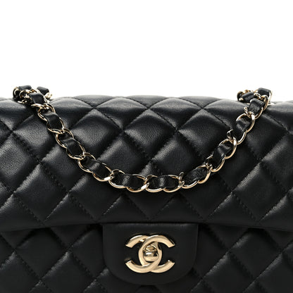 Chanel Lambskin Quilted Mini Rectangular Flap Black 9 of 12