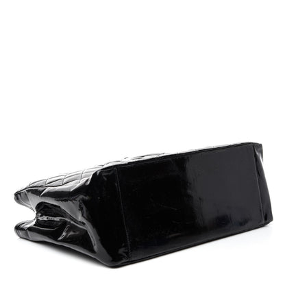 Chanel Patent Grand Shopping Tote GST Black 4 of 13