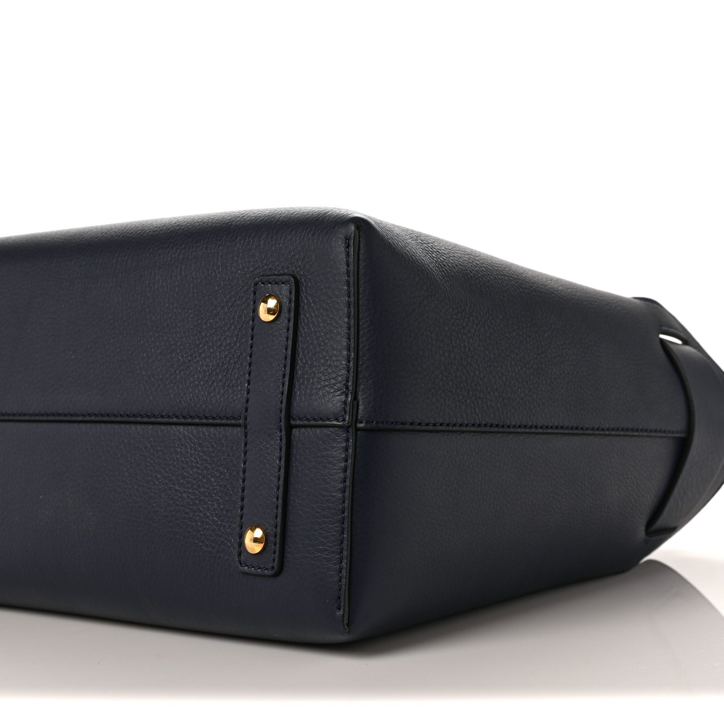 Soft Grain Calfskin Medium Belt Bag Navy Blue