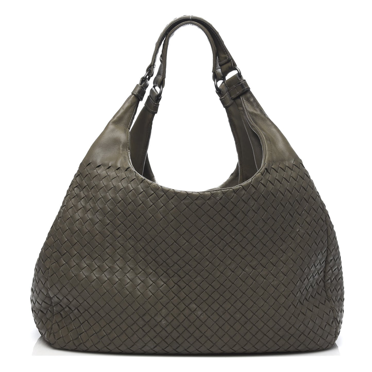 Nappa Intrecciato Large Campana Hobo Shadow