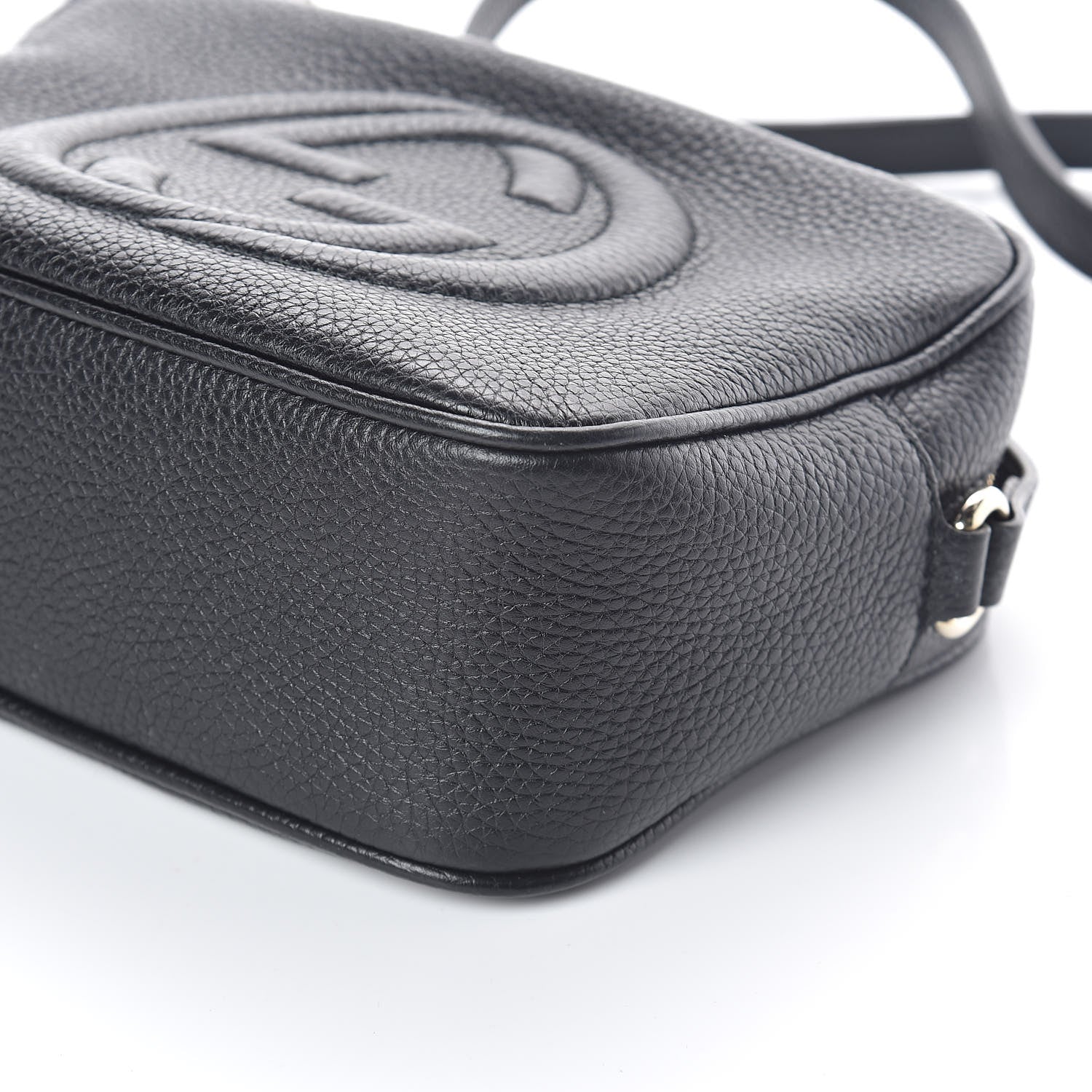Gucci Pebbled Calfskin Small Soho Disco Bag Black 9 of 10