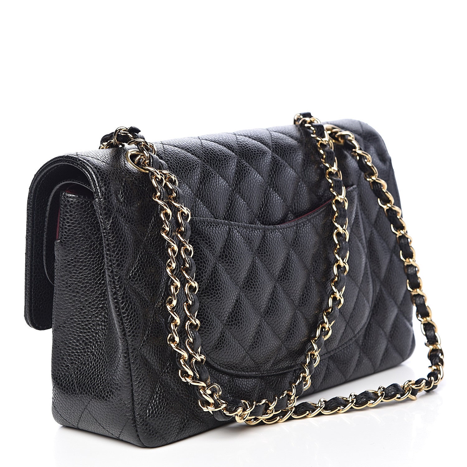 Chanel Caviar Quilted Medium Double Flap Black 3 of 11