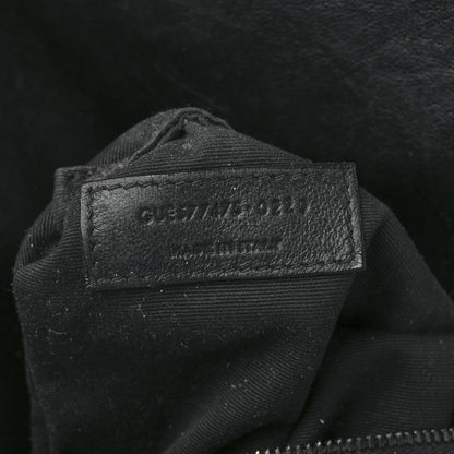 Saint Laurent Lambskin Quilted Monogram Monochrome Medium Loulou Puffer Chain Satchel Black 8 of 12