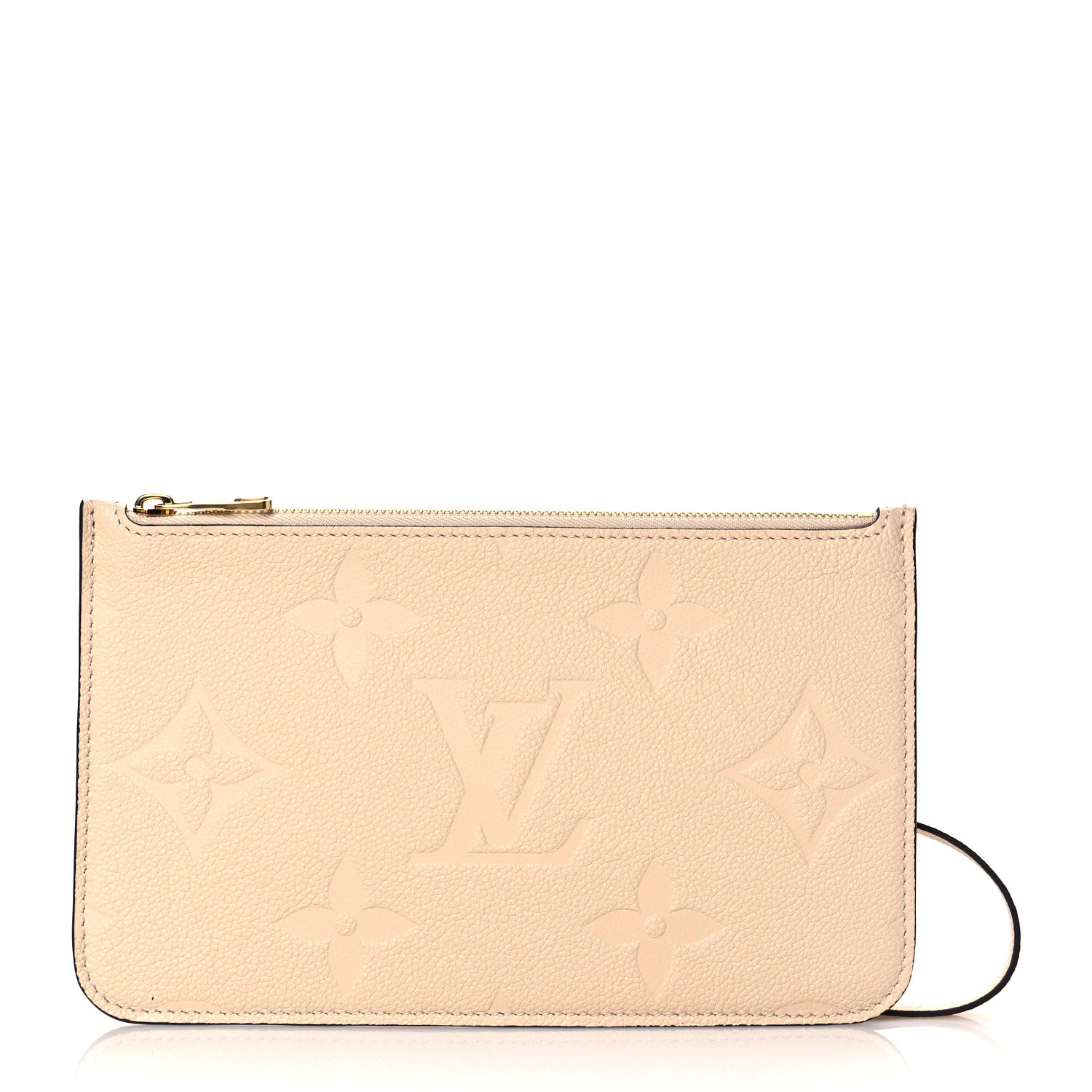 Louis Vuitton Empreinte Monogram Giant Neverfull MM Pochette Cream 1 of 8