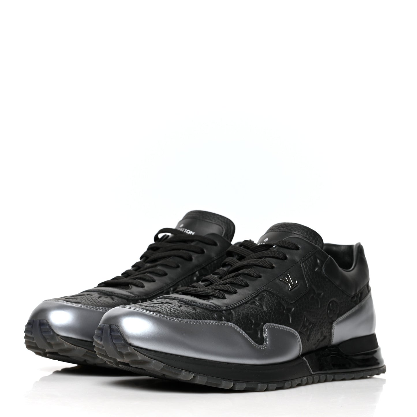 Metallic Empreinte Mens Run Away Sneakers 11 Charcoal