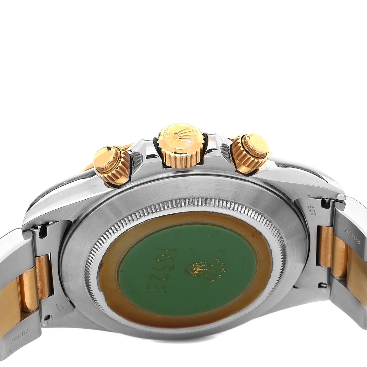 Stainless Steel 18K Yellow Gold 40mm Oyster Perpetual Cosmograph Daytona Watch Champagne 16523