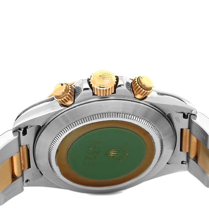 Rolex Stainless Steel 18K Yellow Gold 40mm Oyster Perpetual Cosmograph Daytona Watch Champagne 16523 4 of 4