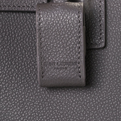 Saint Laurent Grained Calfskin Baby Sac De Jour Fog 13 of 15