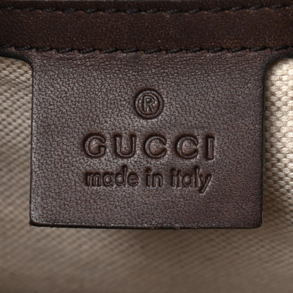 Gucci Monogram Vintage Web Medium Boston Dark Brown 6 of 11