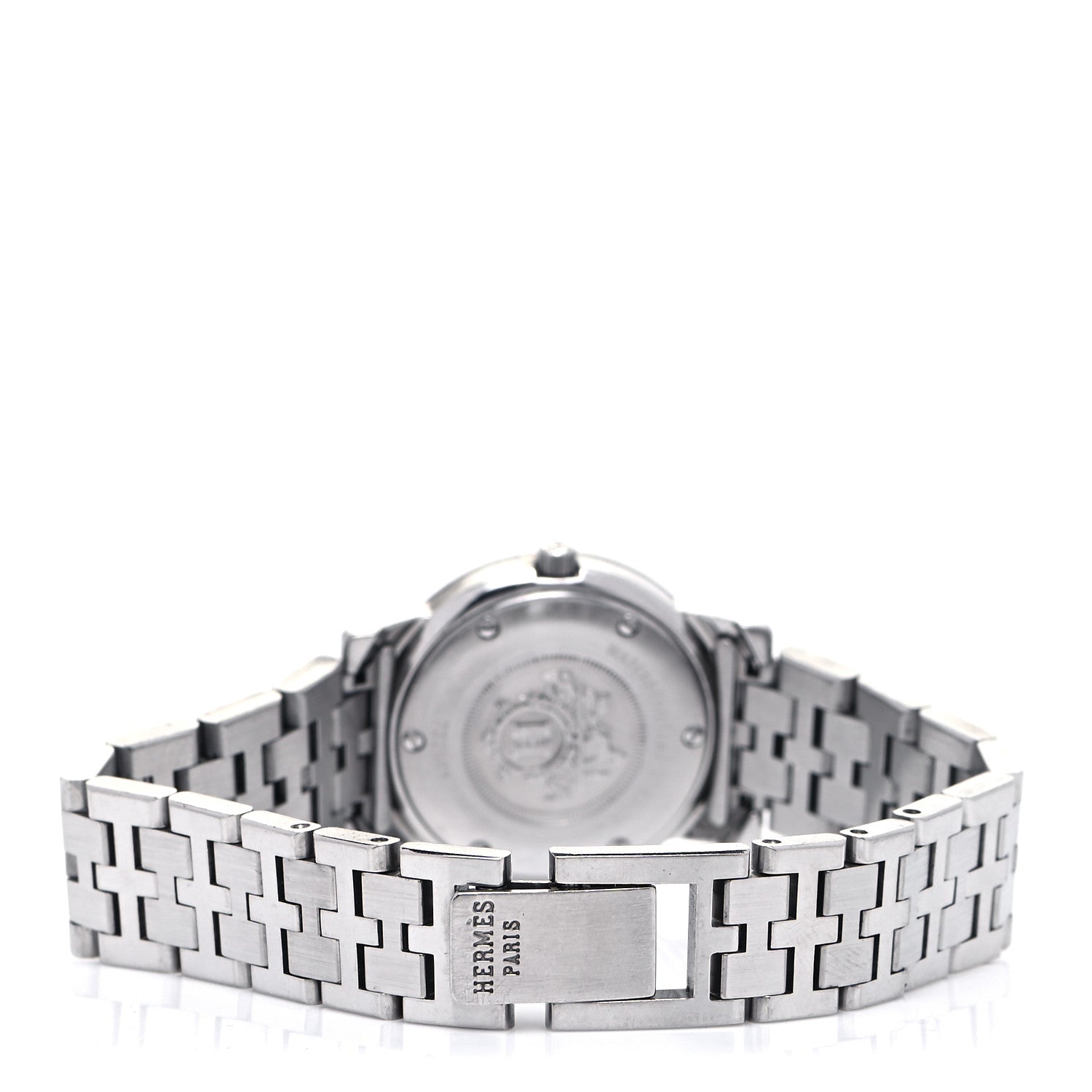 Hermes Stainless Steel 26mm Clipper Roman Quartz Watch 3 of 6
