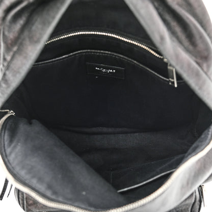 Saint Laurent Sheepskin City Backpack Black 5 of 13