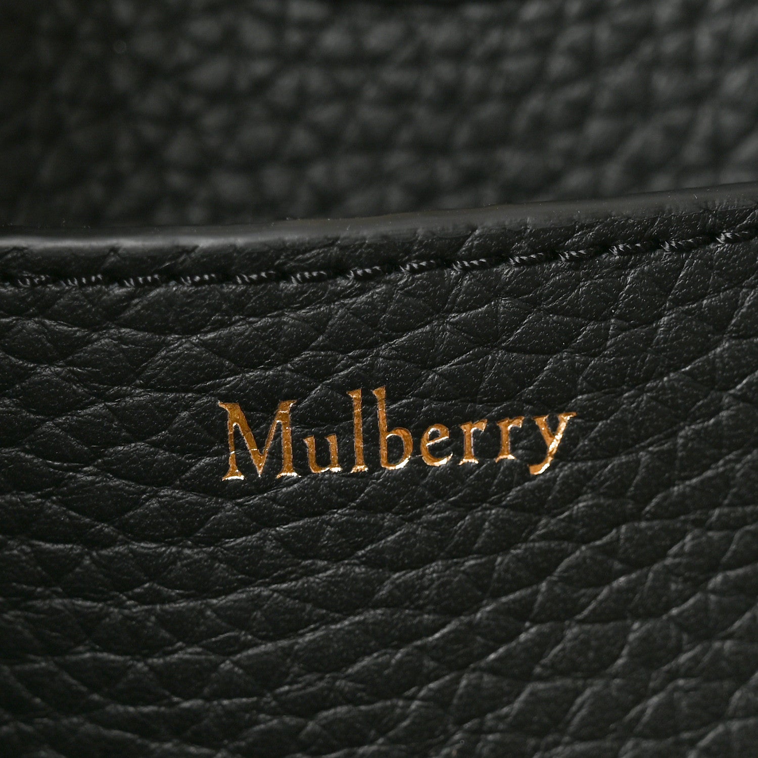 Mulberry Heavy Grain Bayswater North South Tote Black 6 of 9