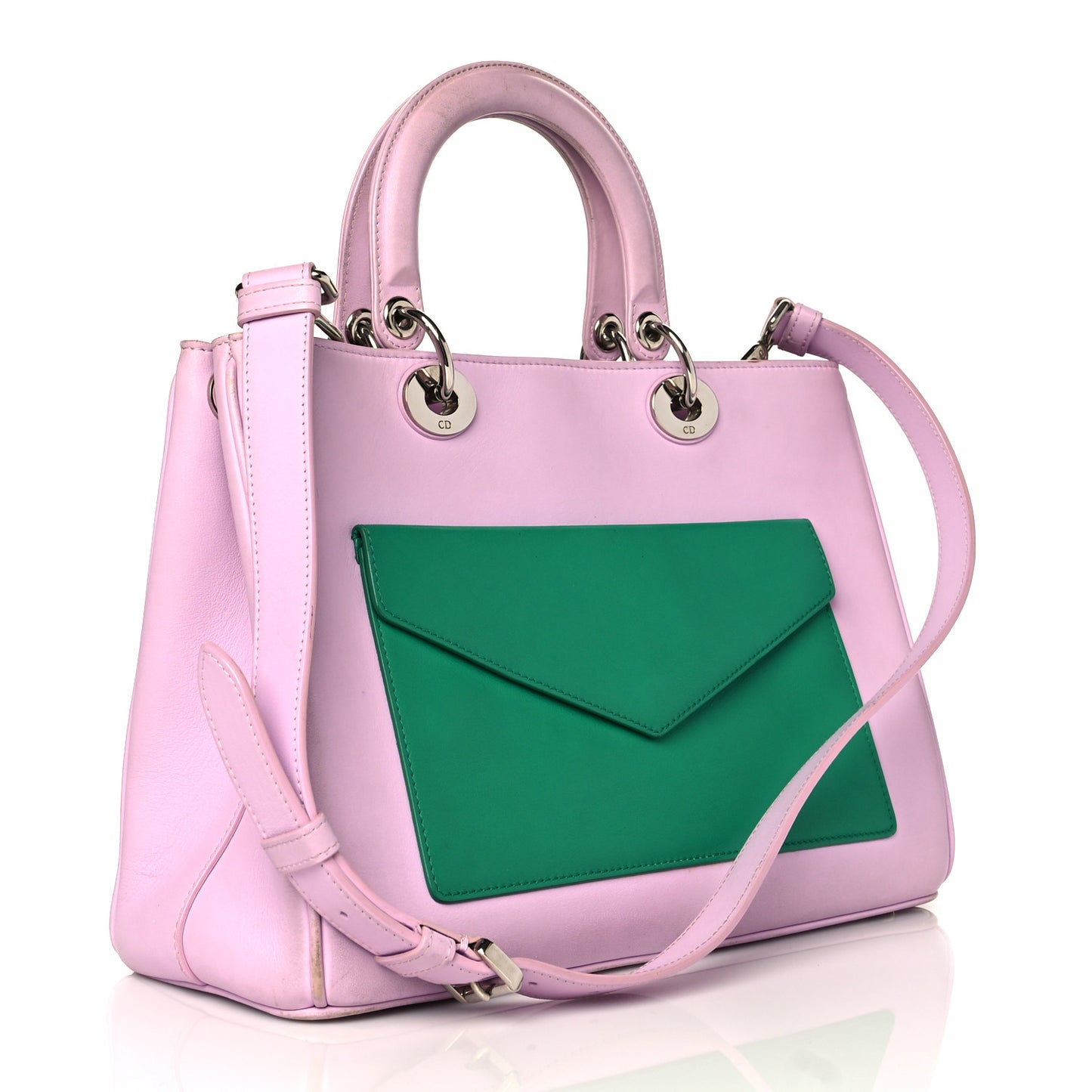 Lambskin Large Lady Dior Pockets Pink
