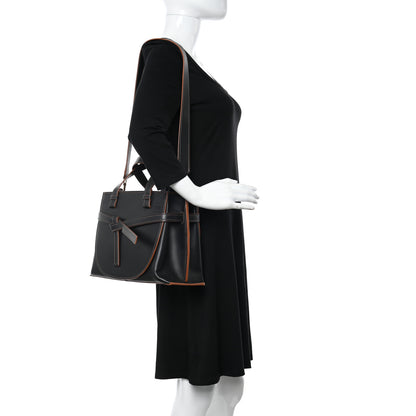 Loewe Calfskin Medium Gate Tote Black 2 of 9