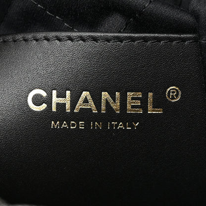 Chanel Shiny Caviar Quilted Monochrome Mini Chanel 22 Black 6 of 11