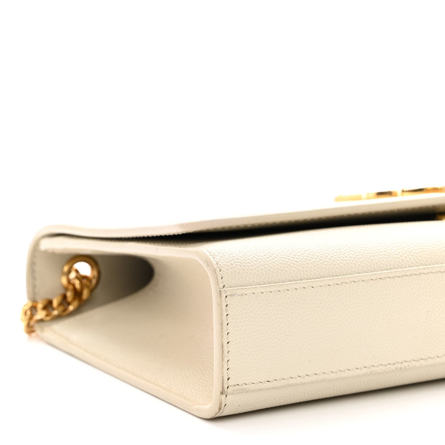 Grain De Poudre Medium Classic Monogram Kate Satchel Crema Soft