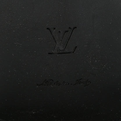 Louis Vuitton Calfskin Monogram Wonderland Flat Ranger Boots 39 Black 7 of 9