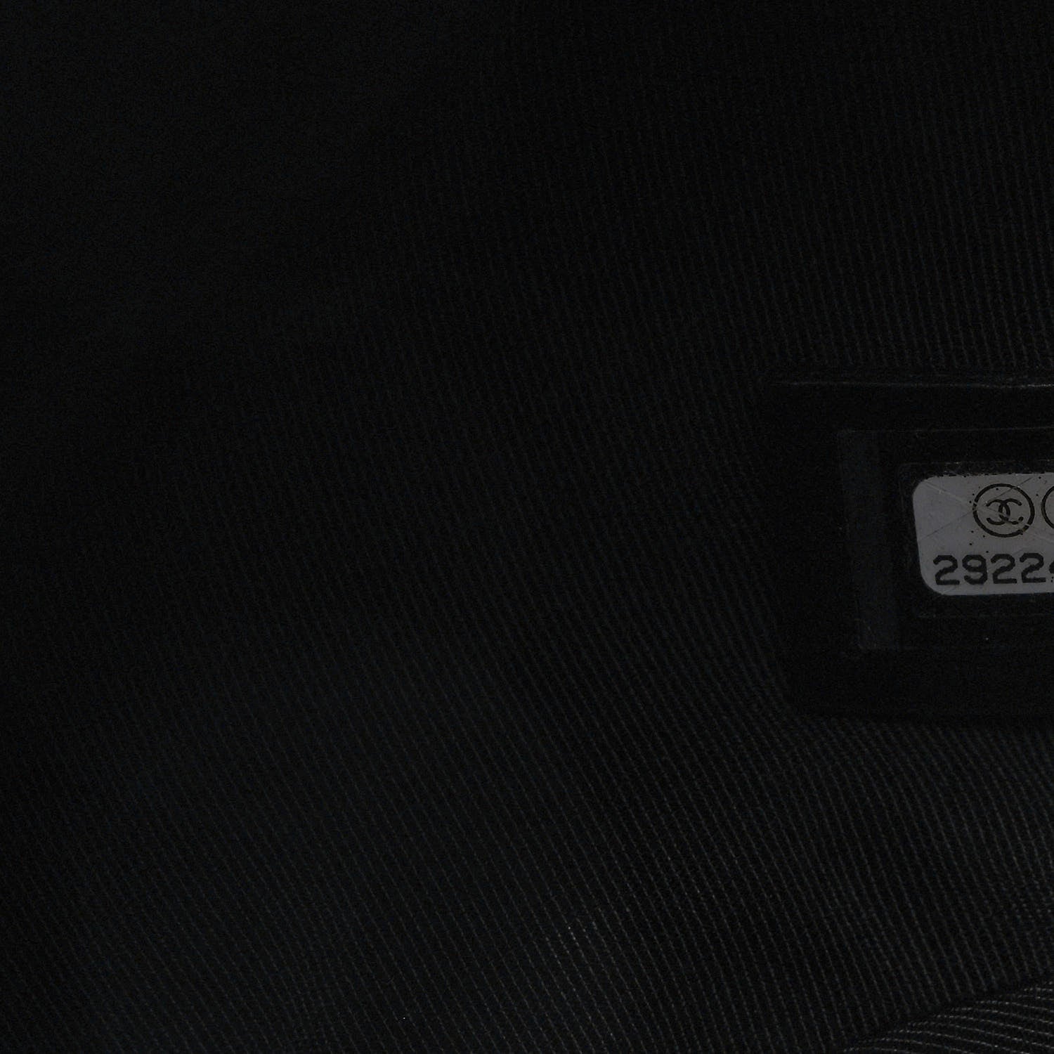 Chanel Calfskin Stitched Mini Drawstring CC Bag Black 7 of 10