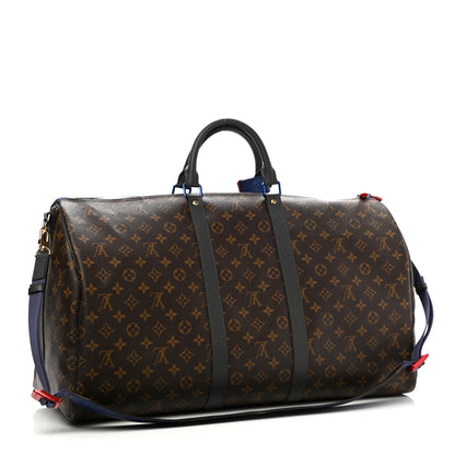 Louis Vuitton Monogram Taiga Outdoor Keepall Bandouliere 55 3 of 10