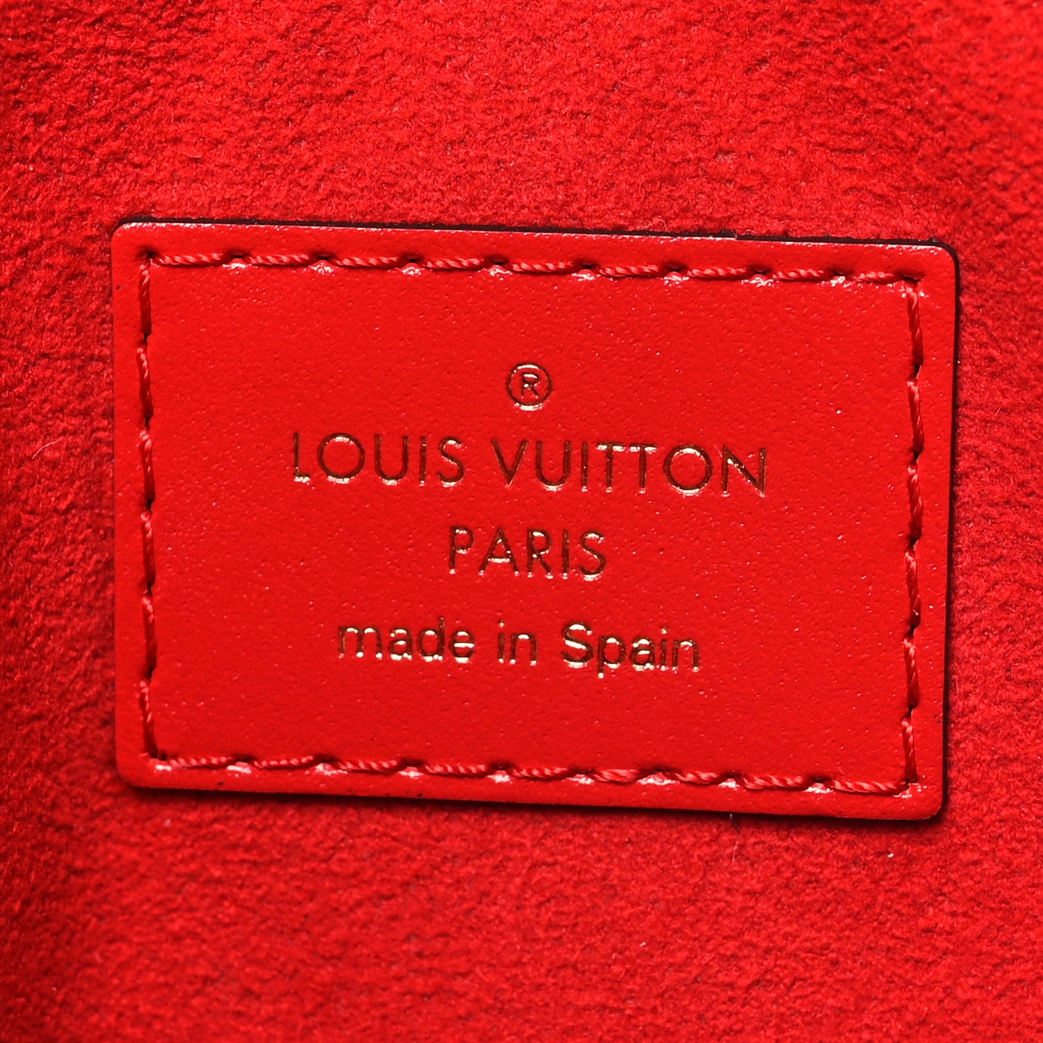 Louis Vuitton Denim Monogram Patchwork City Pouch Blue Rouge 6 of 6