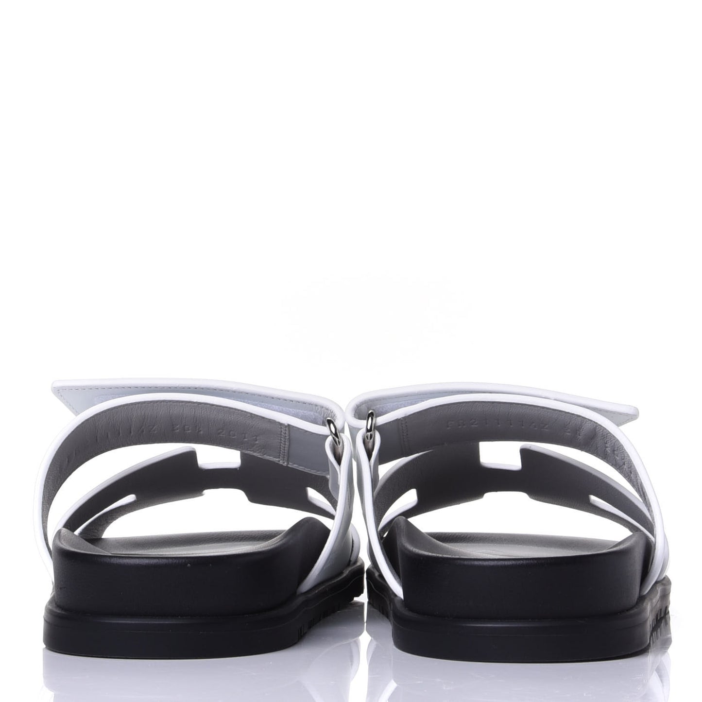 Calfskin Womens Chypre Sandals 38.5 White