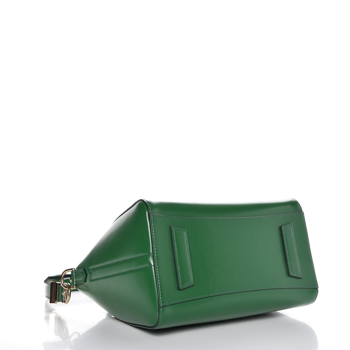 Shiny Lord Calfskin Small Antigona Emerald