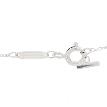 Tiffany Sterling Silver Large T Smile Pendant Necklace 3 of 5