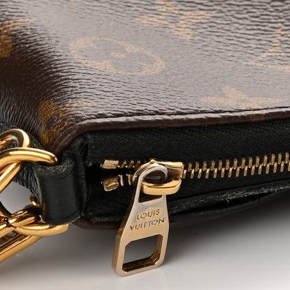 Louis Vuitton Monogram Pallas Clutch Black 17 of 18