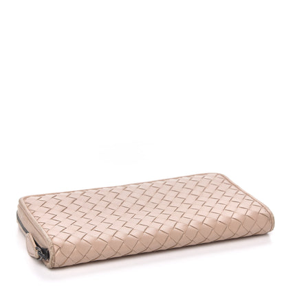 Bottega Veneta Nappa Intrecciato Zip Around Wallet Flamingo 4 of 11