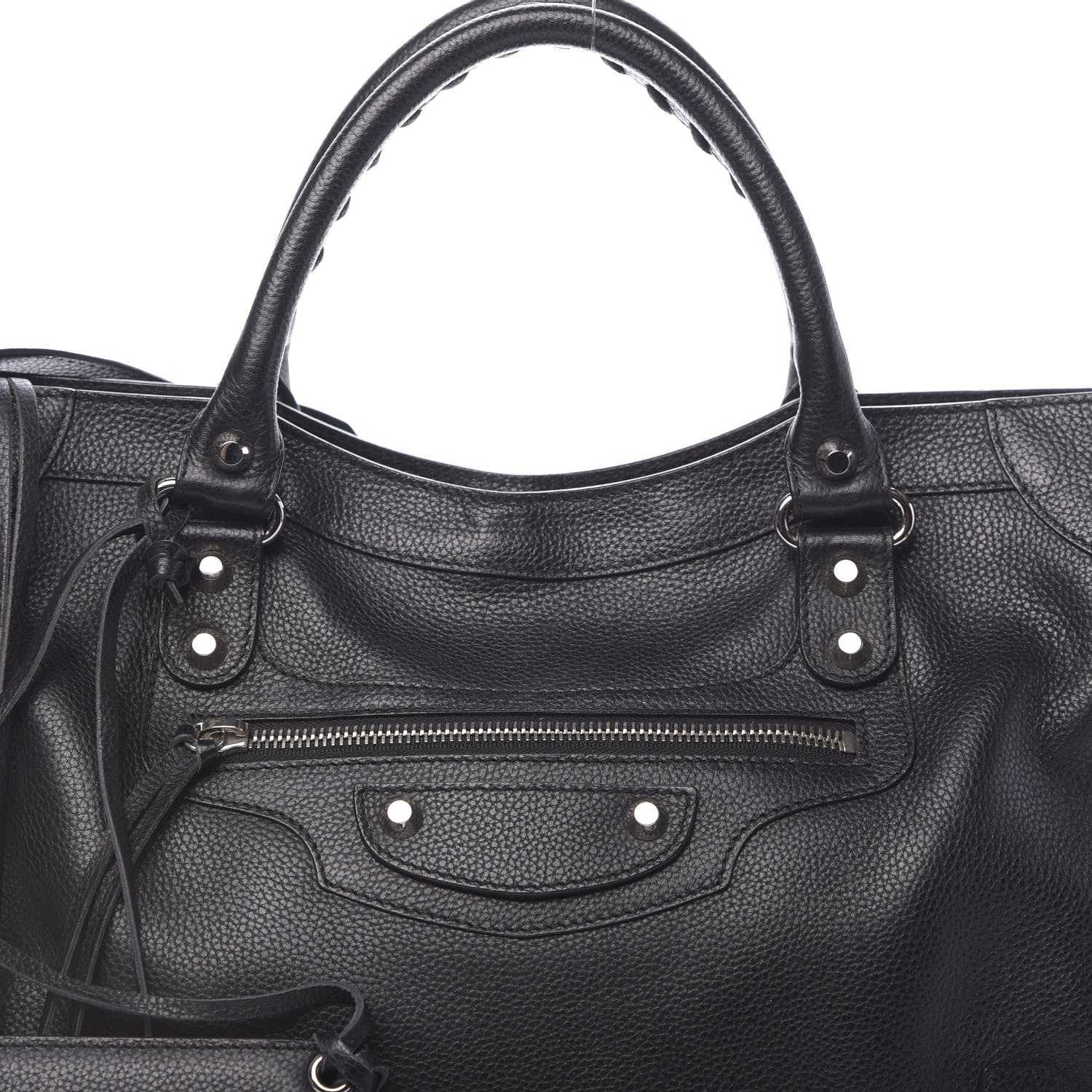 Balenciaga Vibrato Calfskin Classic Silver Hardware City Black 10 of 10